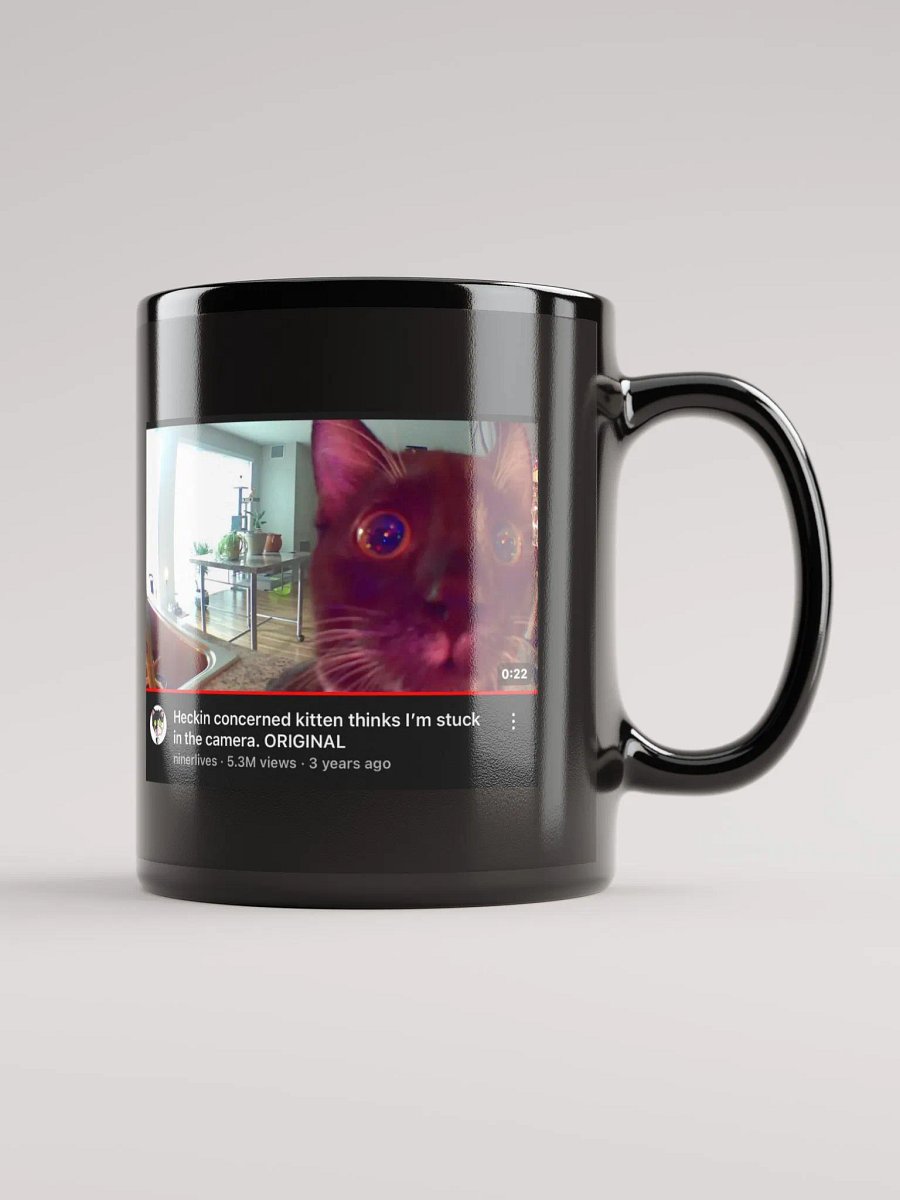 Heckin Concerned Kitten Mug! product image (1)
