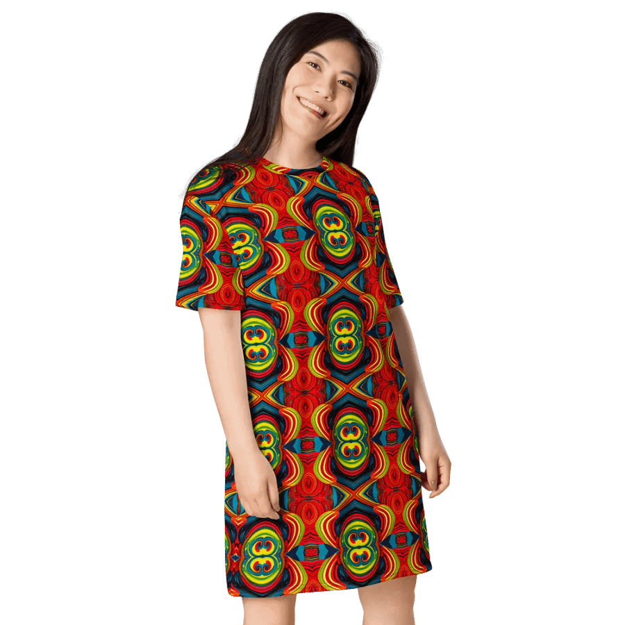Symmetry Splash All-Over Dress product image (12)