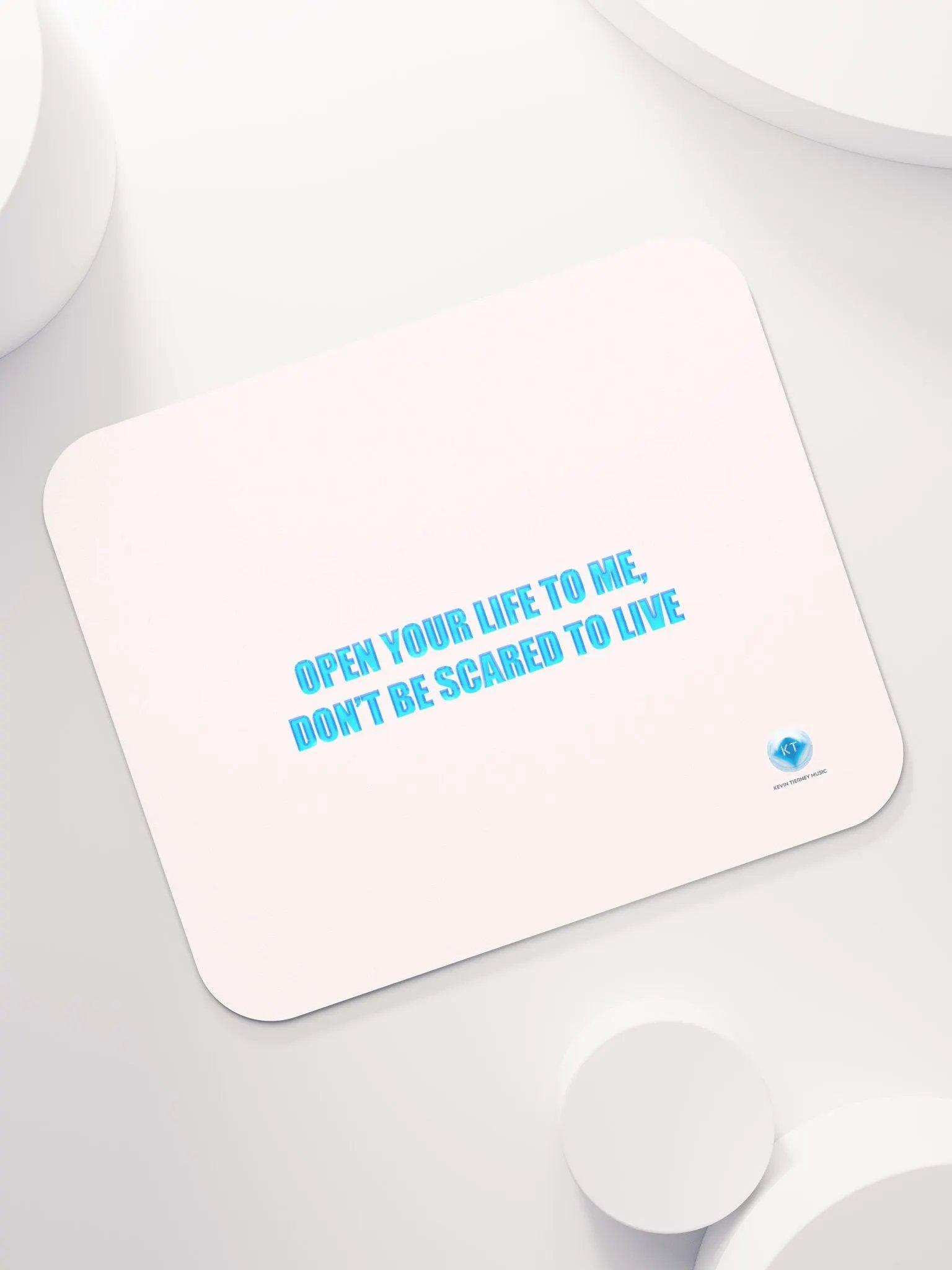 Open Your Life to Me, Don't Be Scared to Live Lyric Mouse Pad product image (2)