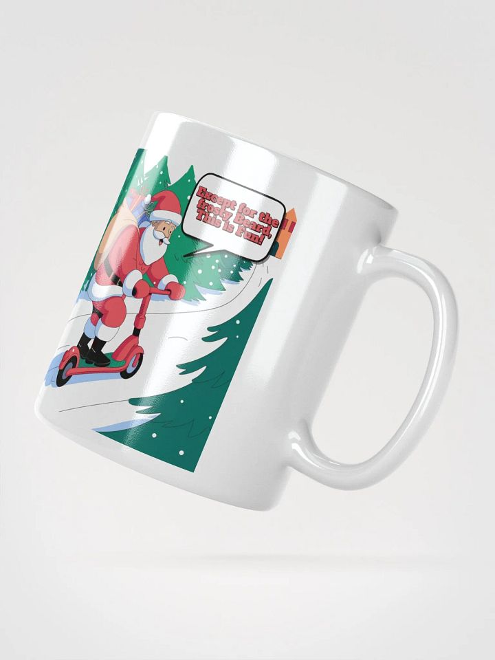 E-Scooter Santa Claus - White Mug product image (4)