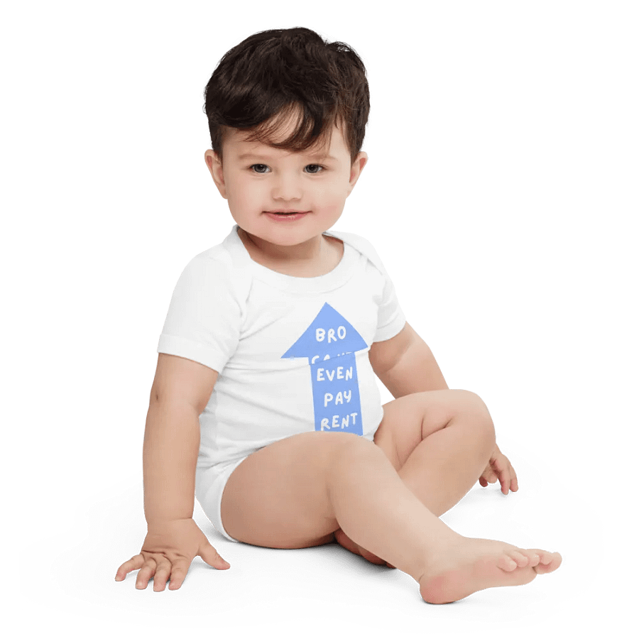 Bro can't even pay rent - baby onesie product image (4)