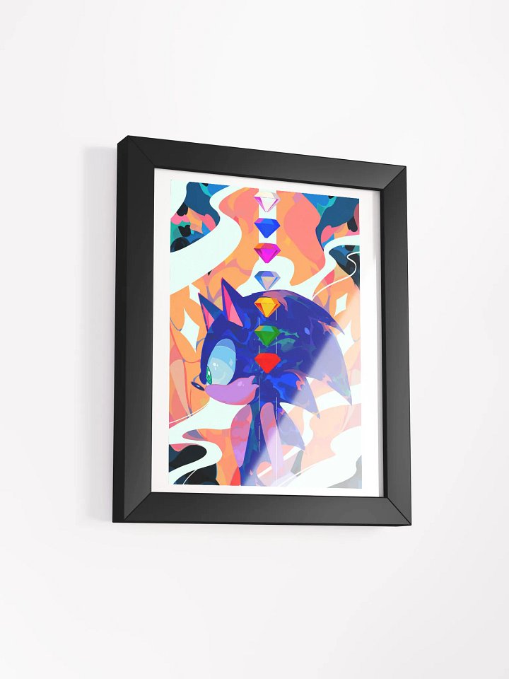 Whimsical Gemstone Hedgehog Matte Poster product image (9)