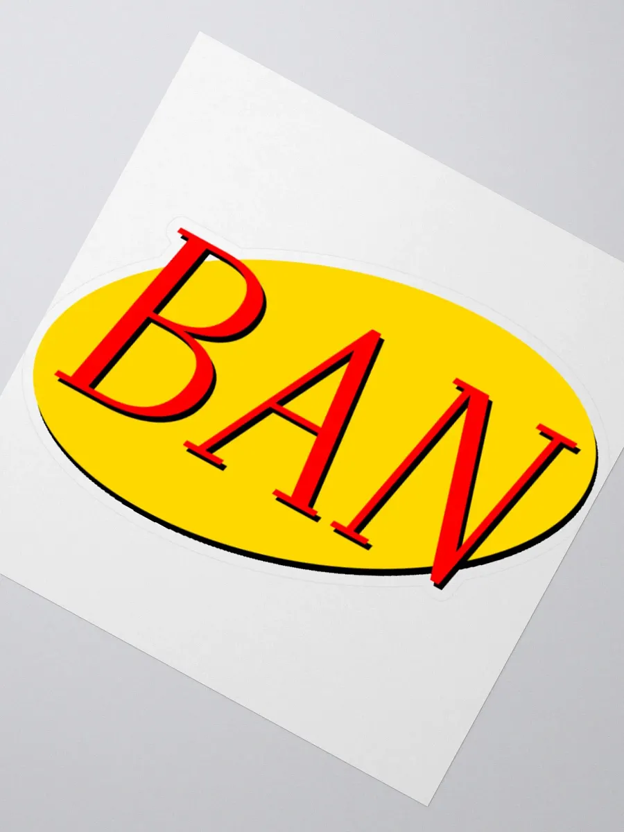 BAN Logo Sticker product image (2)