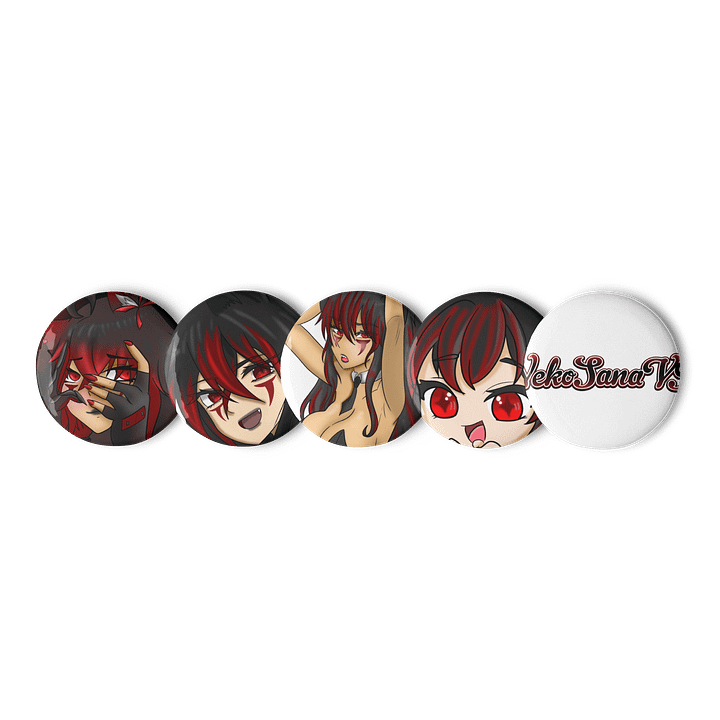 Neko Gesture Pin Set product image (1)