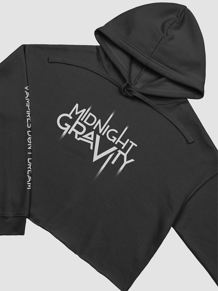 Vampires Don't Dream | Midnight Gravity Crop Hoodie product image (3)