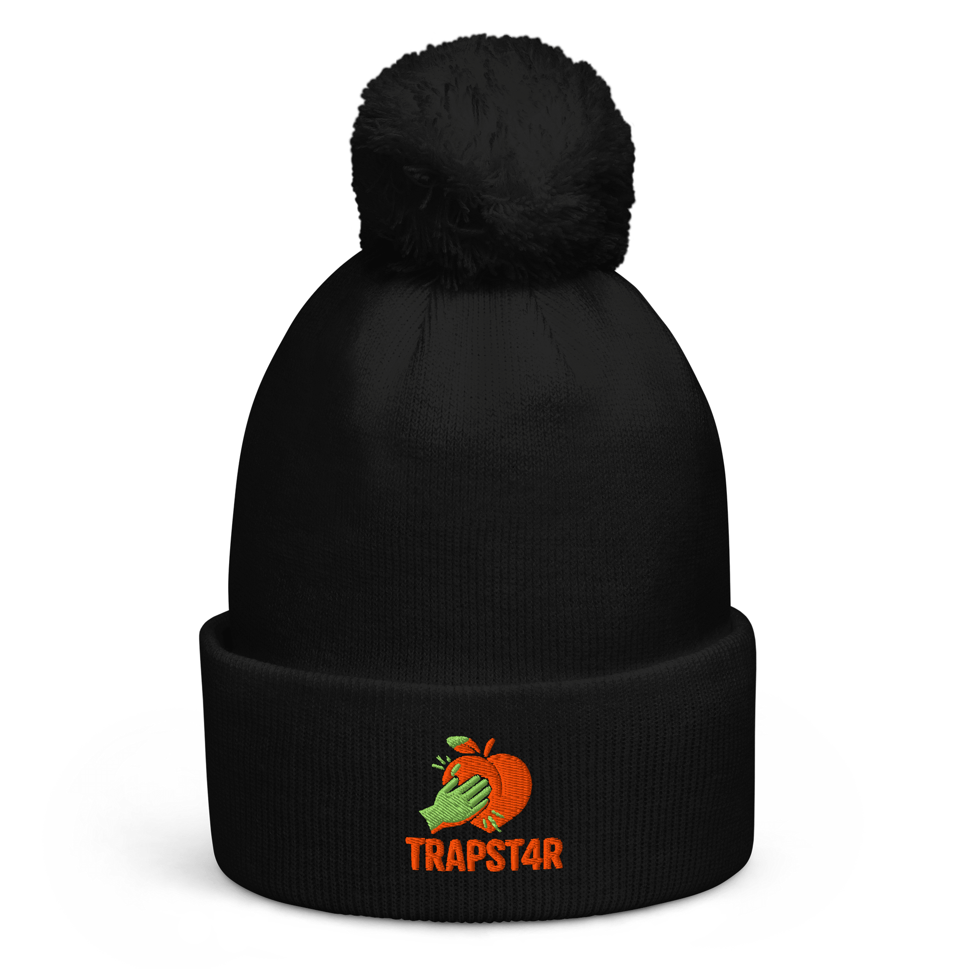 TRAPST4R POM-POM PEACH SMACK BEANIE product image (1)