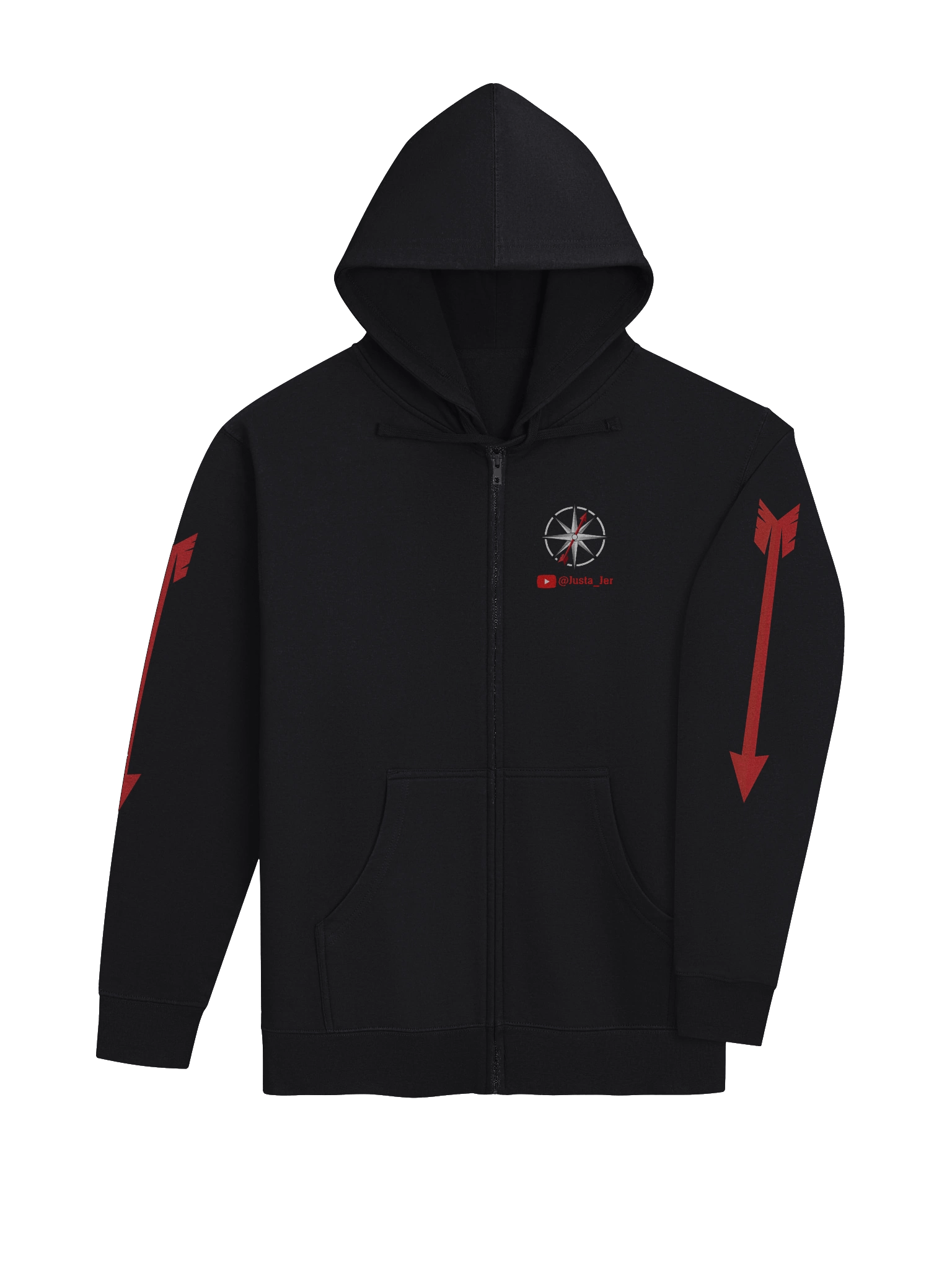 The Compass Arrow Zip Hoodie – Adventure, Up the Sleeve product image (13)