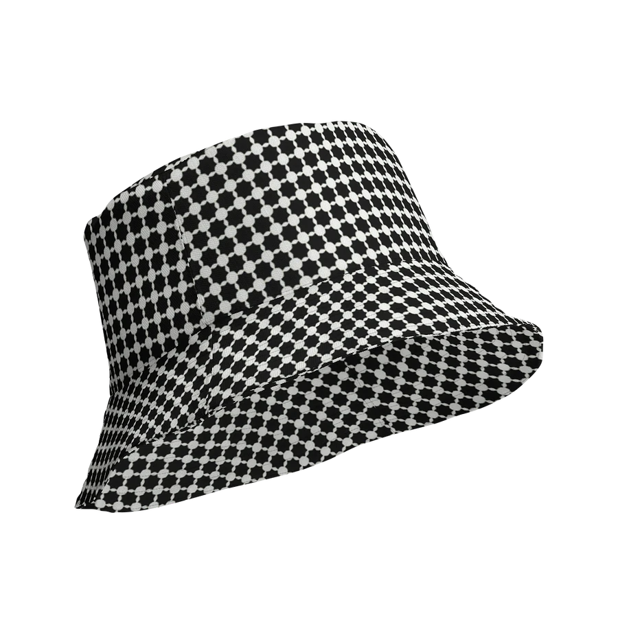 Abstract Black and White Chain Unisex Bucket Hat product image (15)