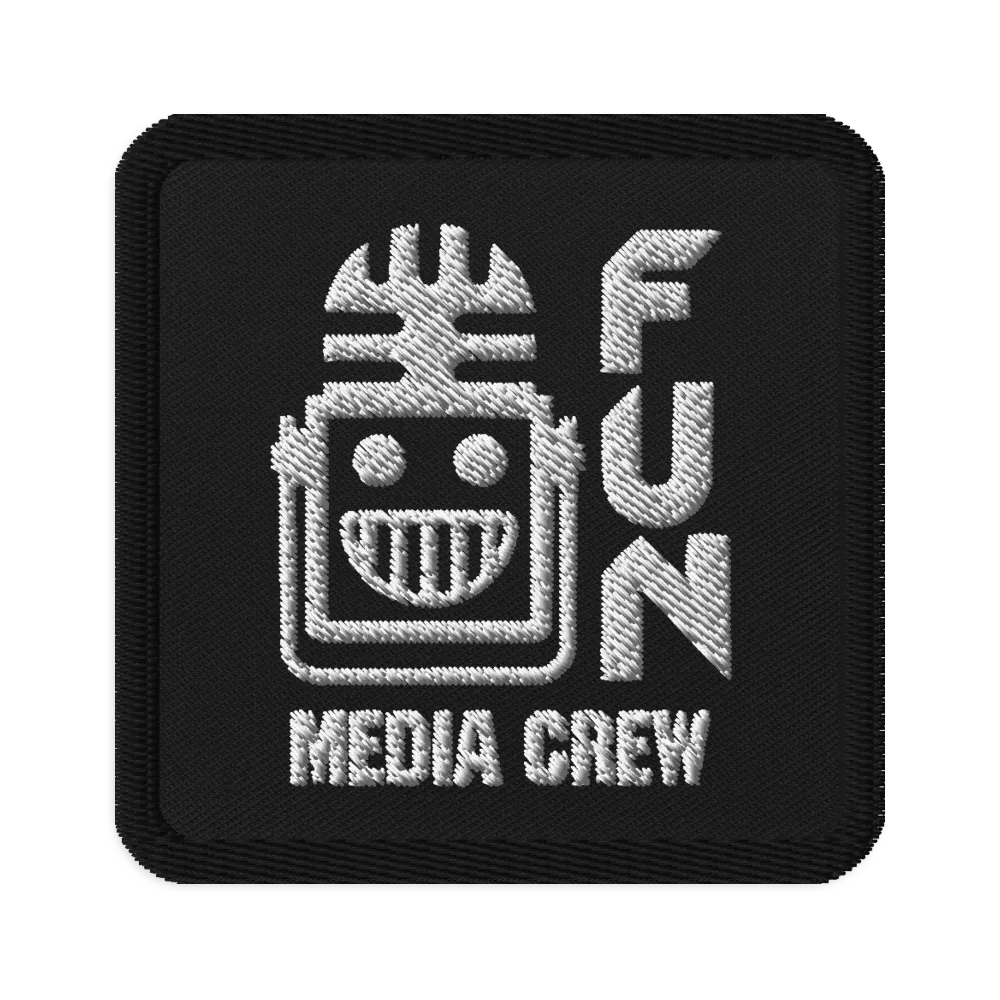 FUN Media Crew Embroidered Patch product image (1)