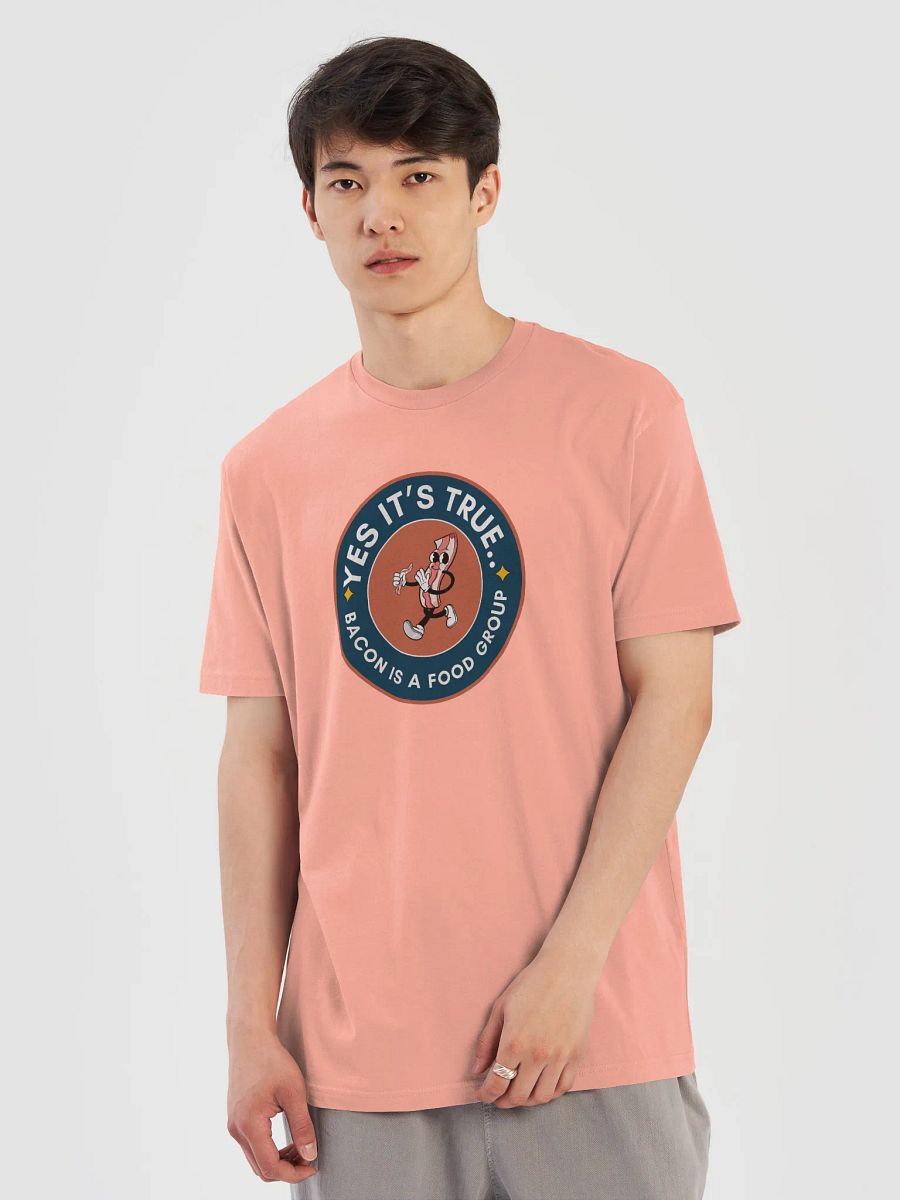 Yes it's True...Bacon is a Food Group T-Shirt product image (25)