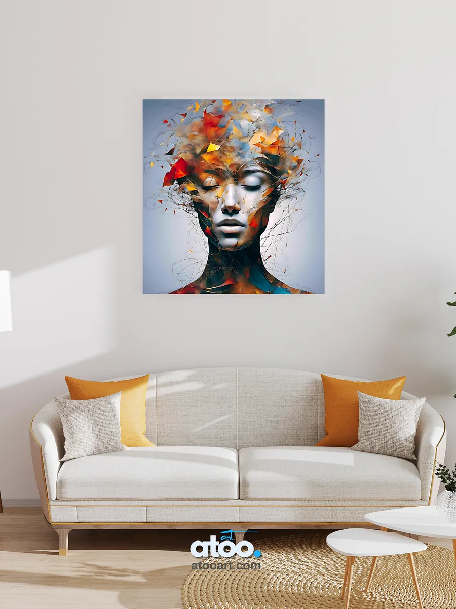 Understanding Women | Living in Colors | Canvas Artistic Painting product image (4)