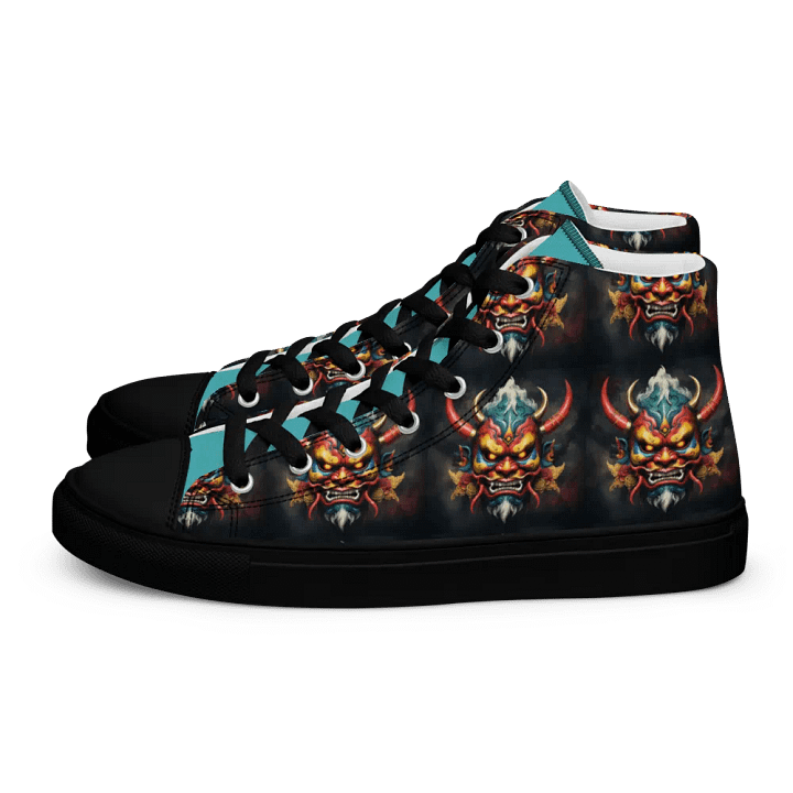 Oni Fierce Faces High Top Canvas Shoes product image (1)