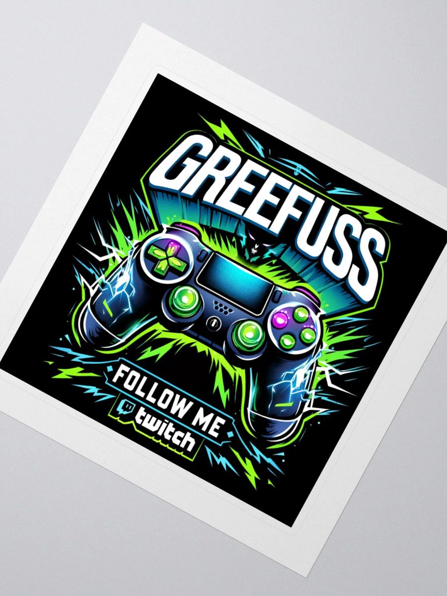 Electrifying Game Controller Kiss Cut Stickers product image (2)