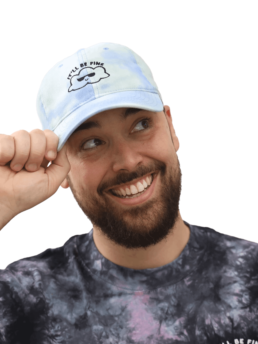 It'll Be Fine Tie Dye Hat (embroidered) product image (2)