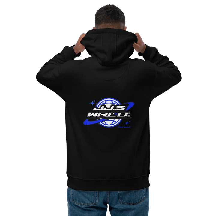 JJsWrld Hoodie Black and Blue!!! product image (1)