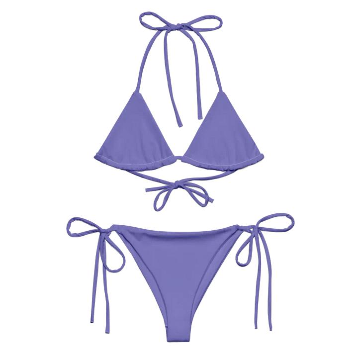 Moody Blue Recycled String Bikini product image (1)