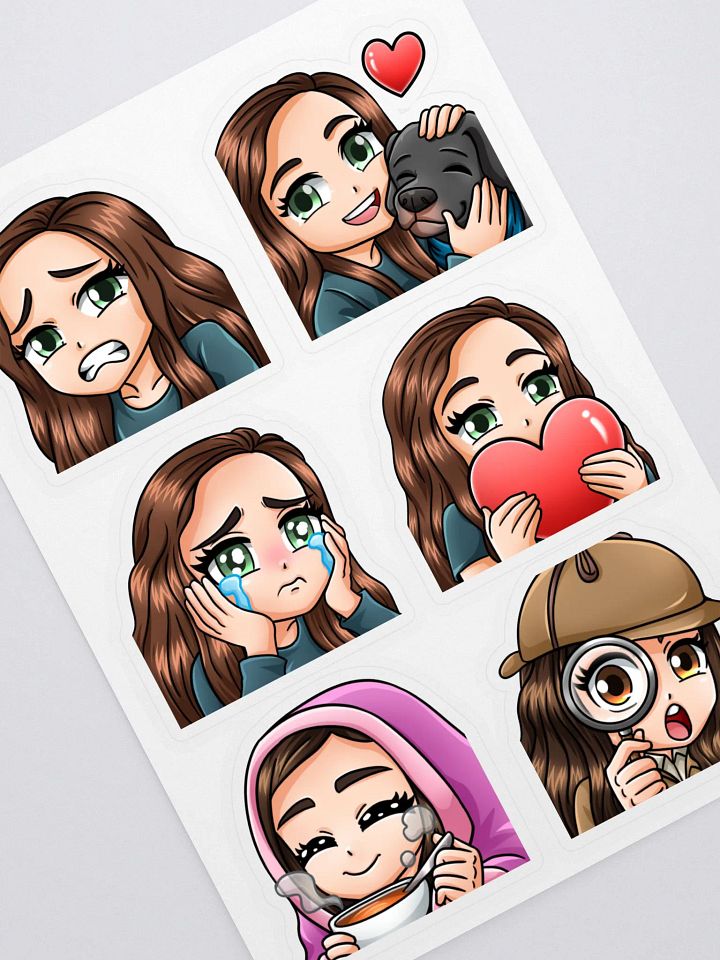 Anna Emote Sticker Collection product image (1)