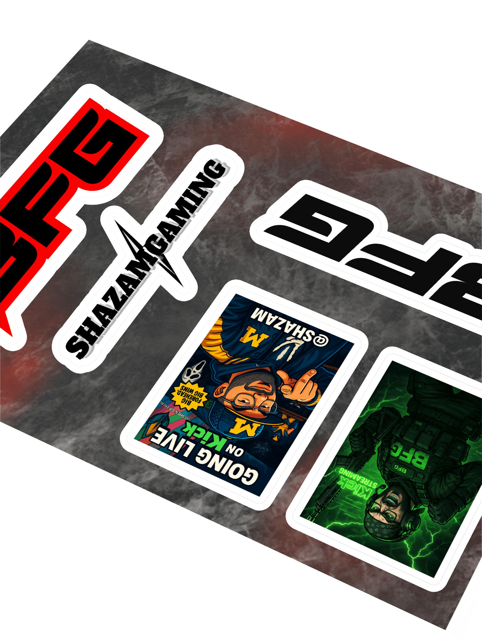 BFG x Shazamgaming Sticker Sheet Set product image (2)