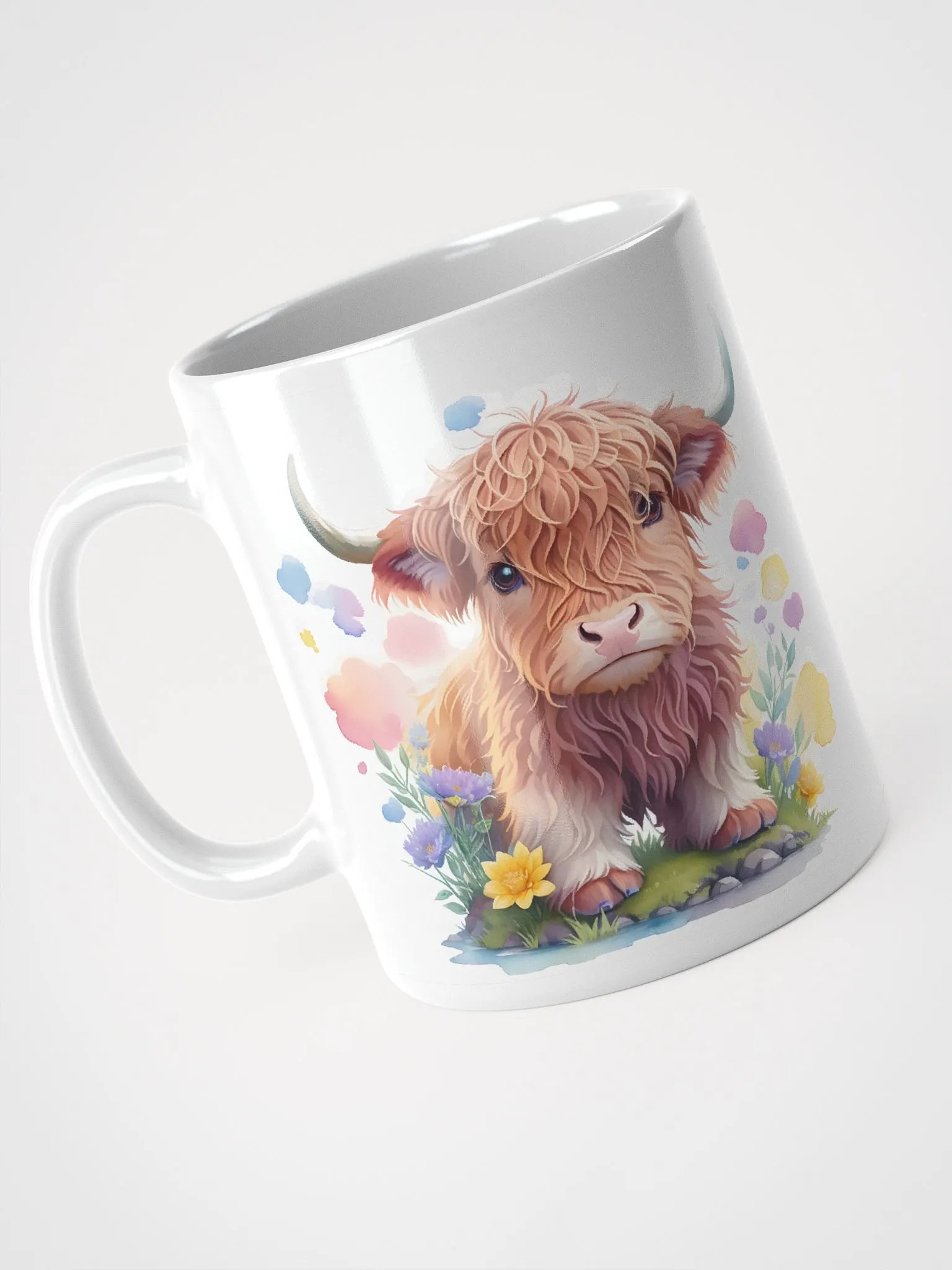 Highland Cow Blossom Mug product image (5)
