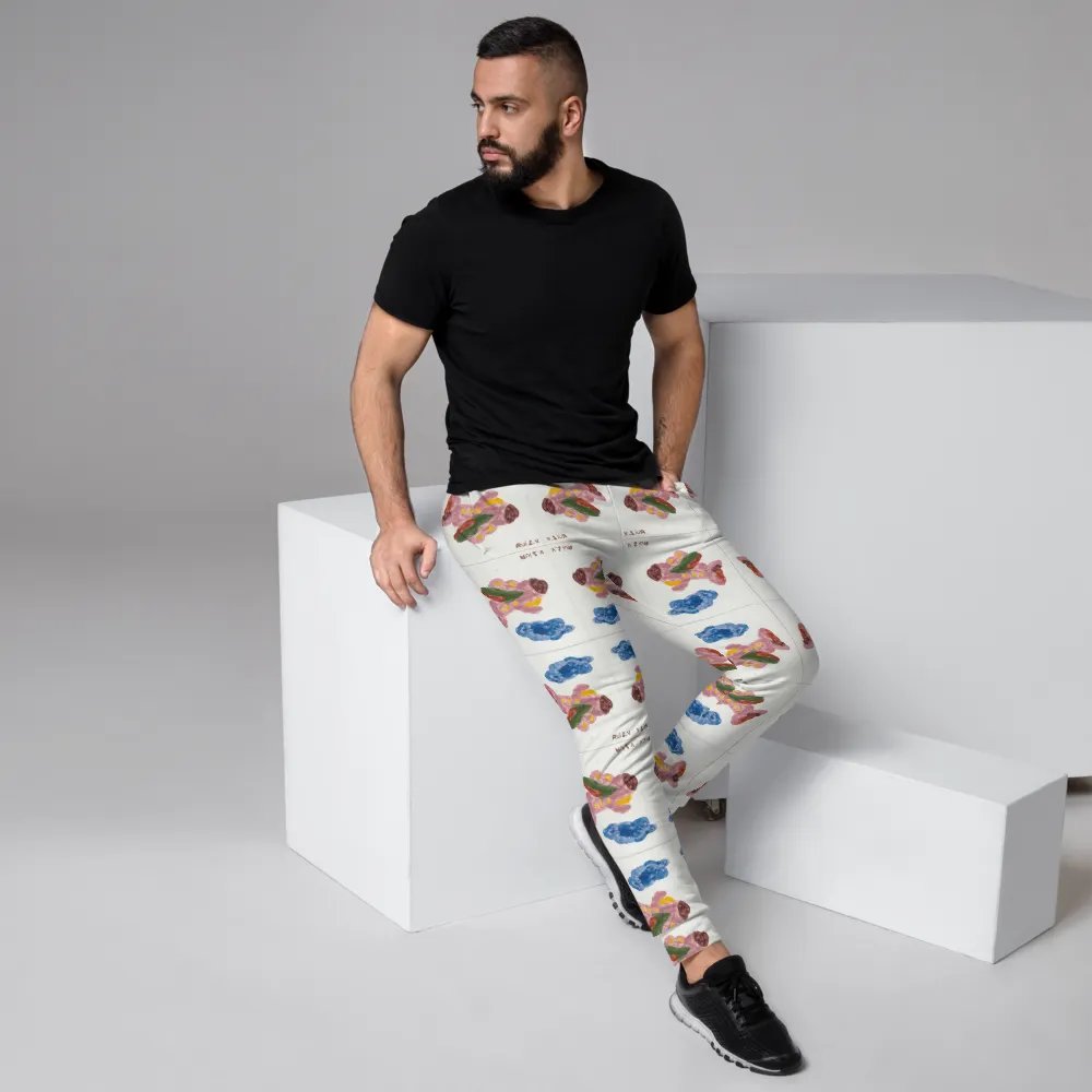 Kid Airplane (All-Over Print Recycled Men's Joggers) product image (6)
