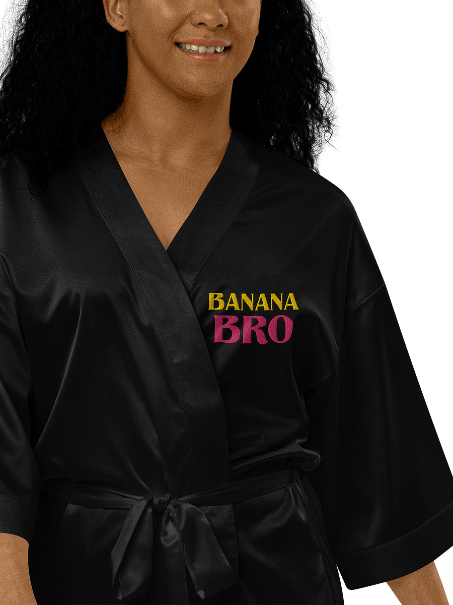 Banana Bro satin robe product image (1)