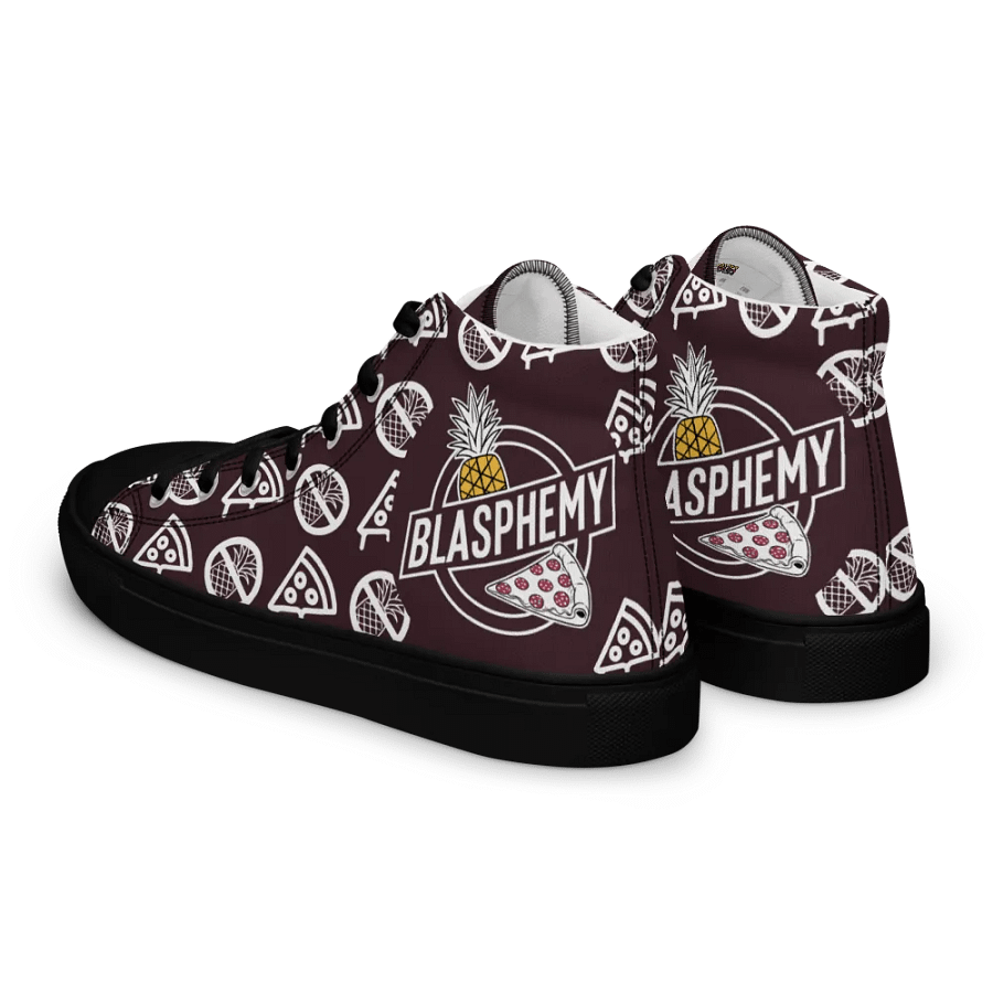 Blasphemy High Top Oxblood Black/Black Female product image (4)