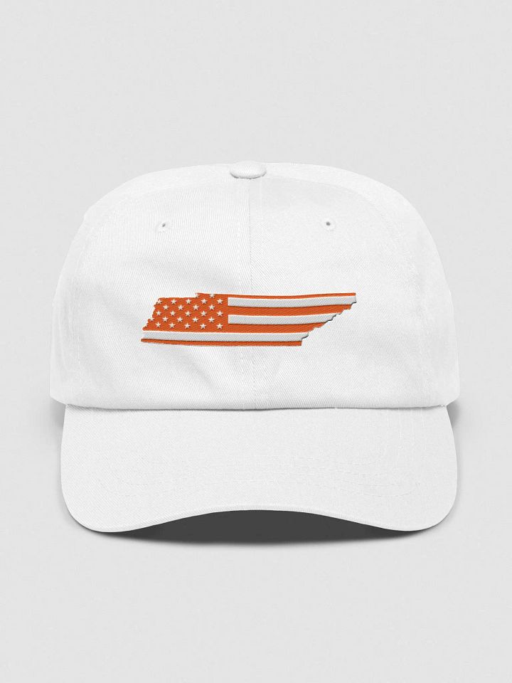 Orange American Flag Tennessee State Hat product image (1)