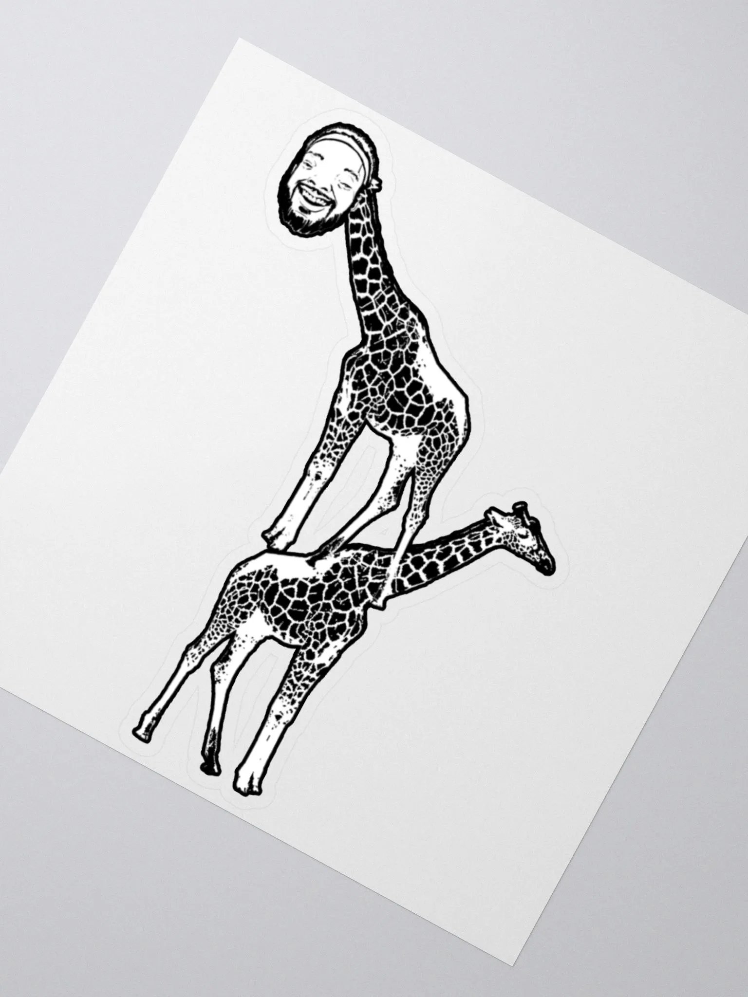 2 Giraffes Stickers product image (2)