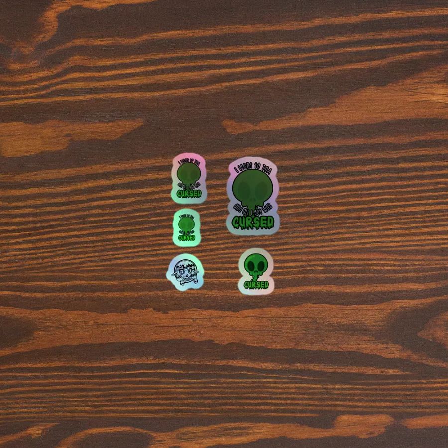 All I Got Was Cursed - Hunter - Holo Sticker Sheet product image (5)