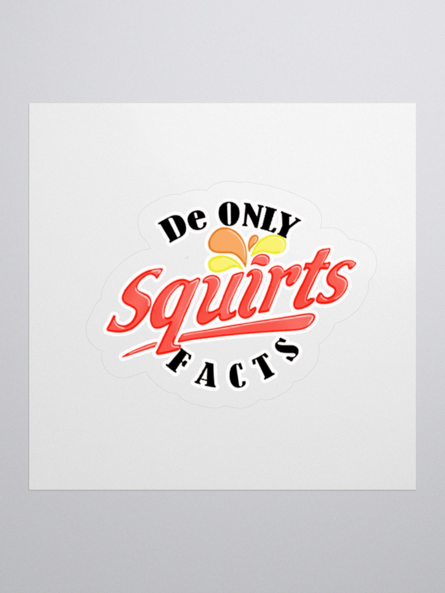 De "Facts" Sticker product image (1)