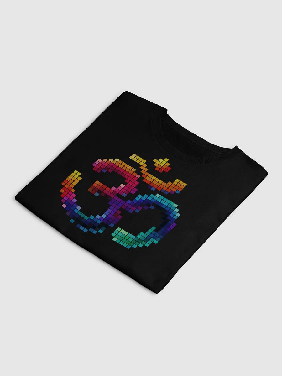 Pixelated Om Symbol Crop Top product image (4)
