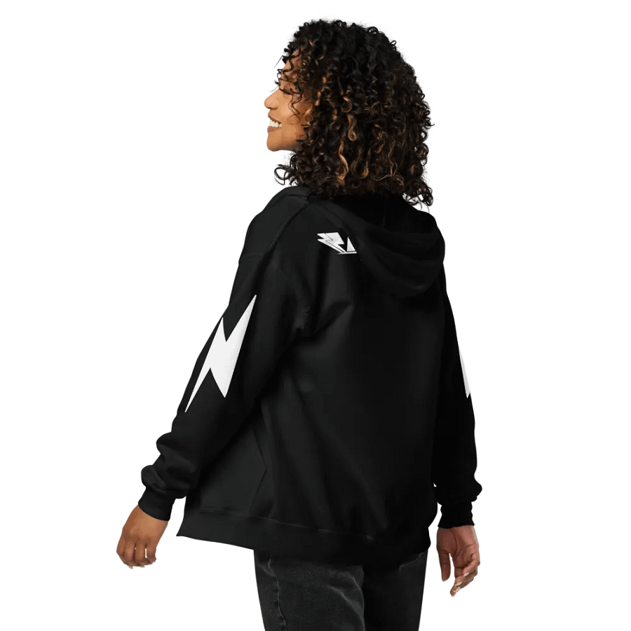 The Real Deal Zip-Up Hoodie [White Symbol Var.] product image (12)