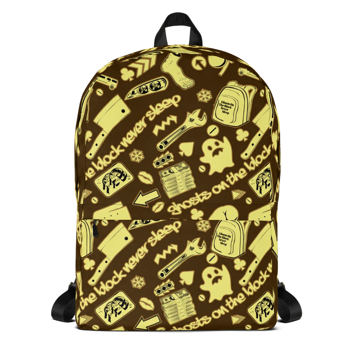 A8M - Ghosts On The Block Never Sleep Bookbag (Drizzle December) product image (1)