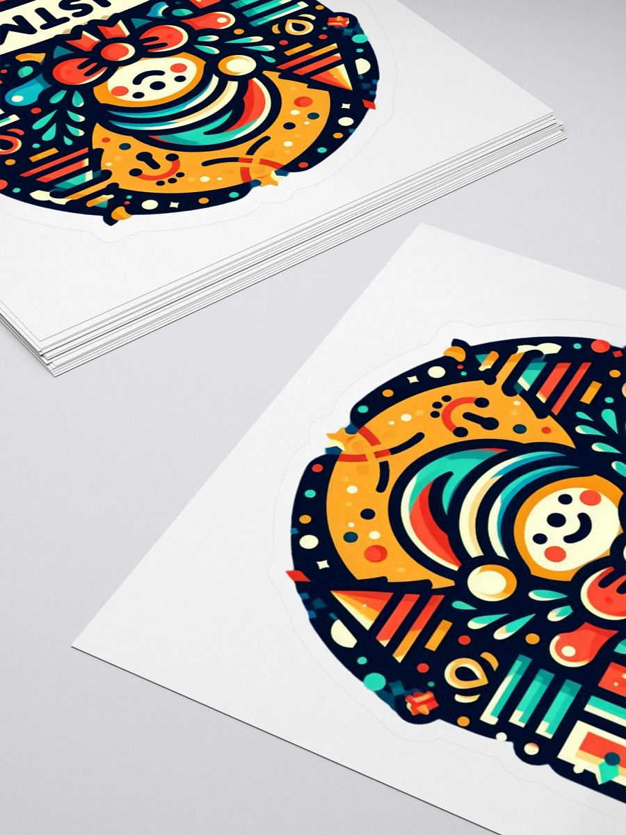 Cheery Christmas Kiss Cut Stickers product image (4)