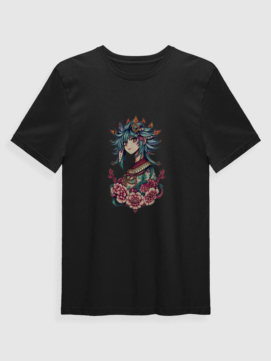 Neo-Geisha Warrior T-Shirt – Artistic Samurai Girl Tee product image (1)