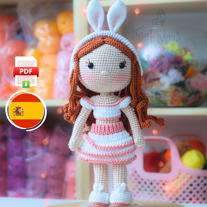 Patrón de Amigurumi de Amber Pacuas (Descarga Digital) product image (1)