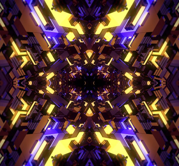 Hi-Tech Geometric Patterns (Digital Art) product image (1)
