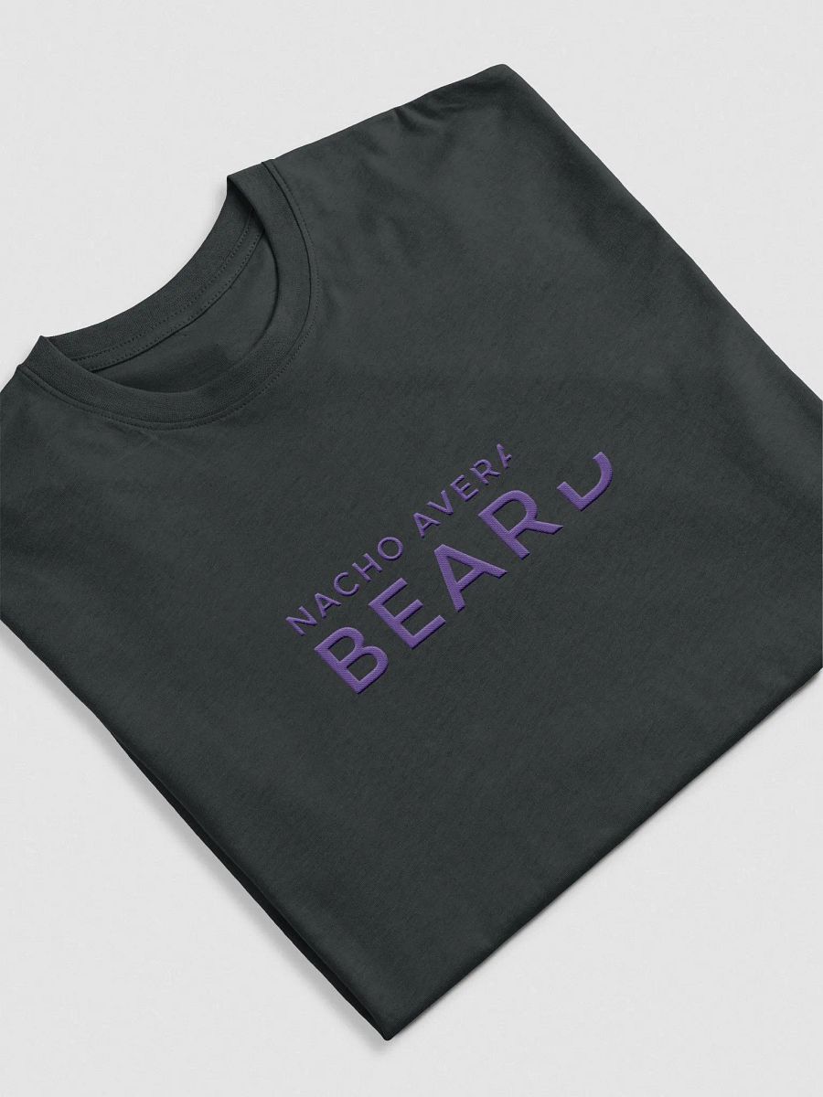 Men's Nacho Average Beard T-Shirt (Purple Embroidery) product image (7)