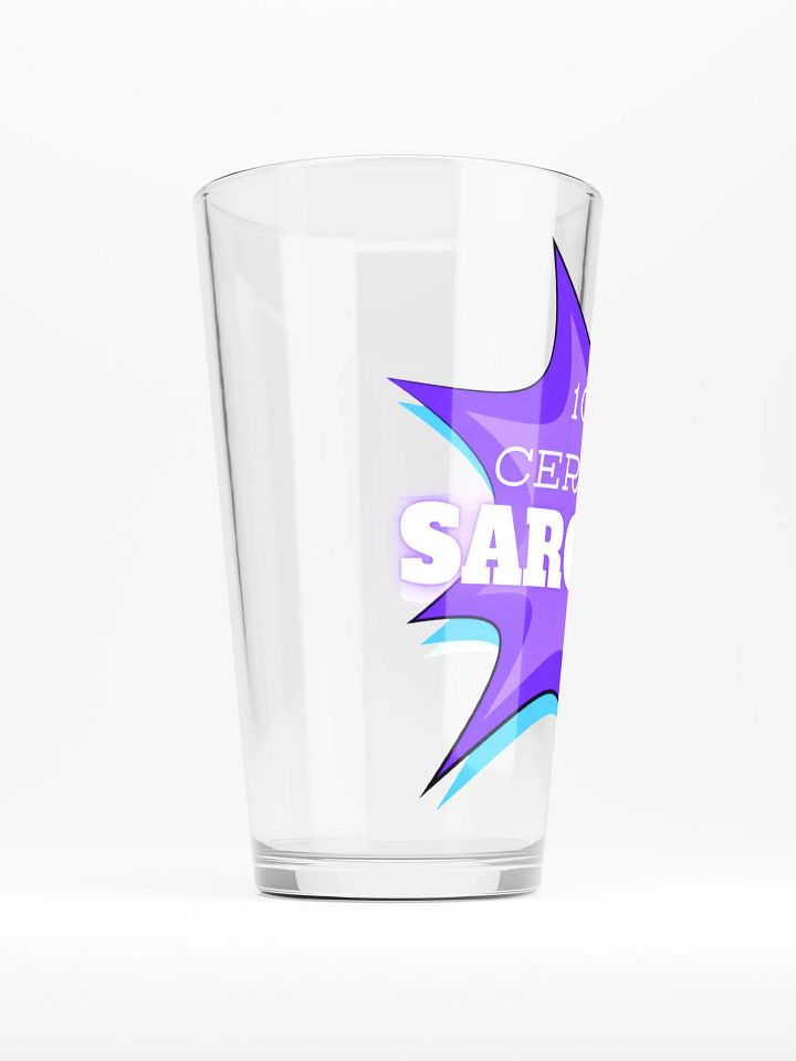 100% CERTIFIED PINT GLASS product image (2)