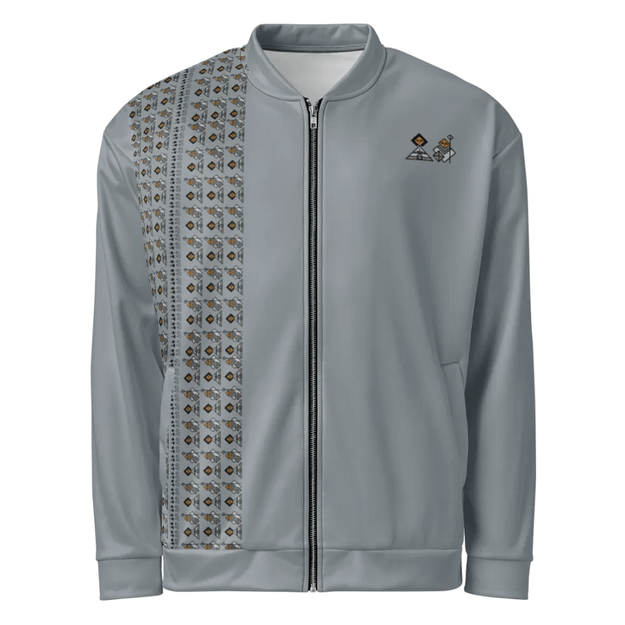 Ras Military Gray Bomber Jacket product image (6)