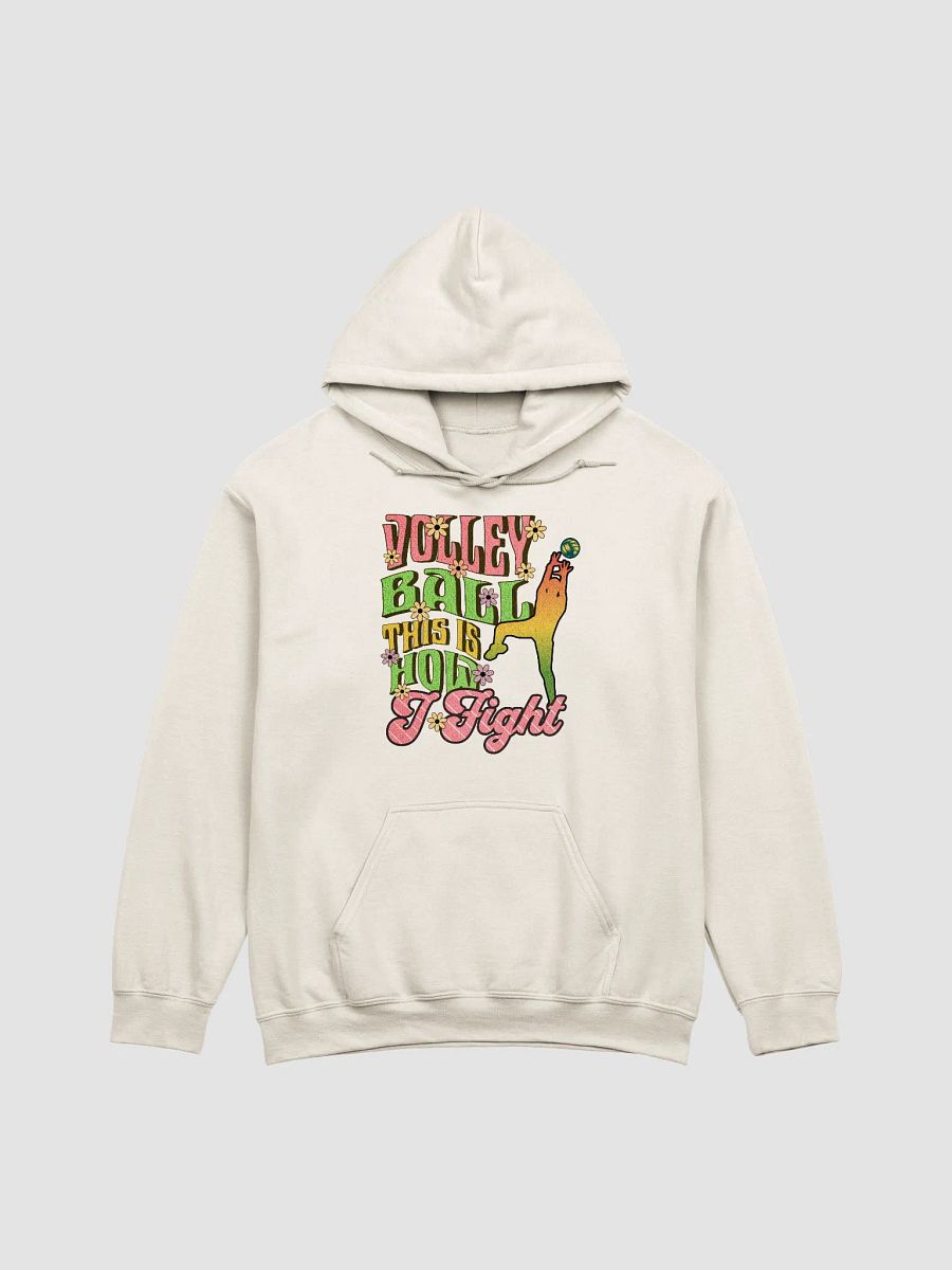 This Is How I Fight Volleyball Groovy Hoodie product image (15)