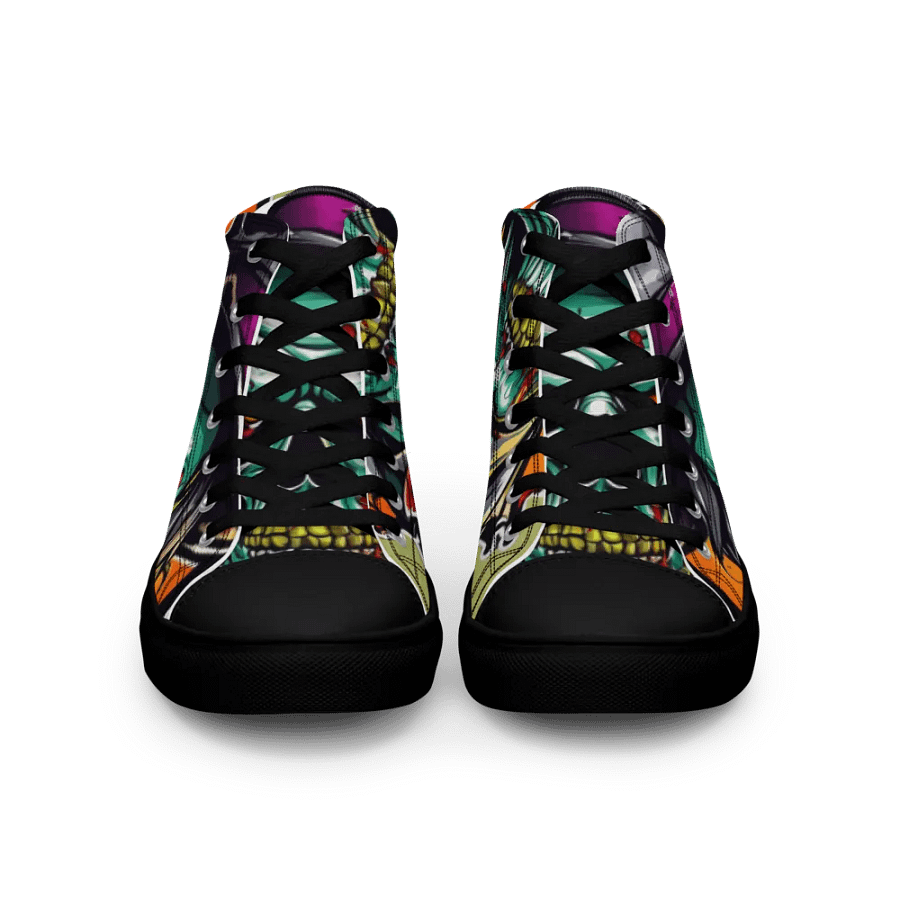 Halloween Glowing Eyes Skeleton High Tops product image (3)