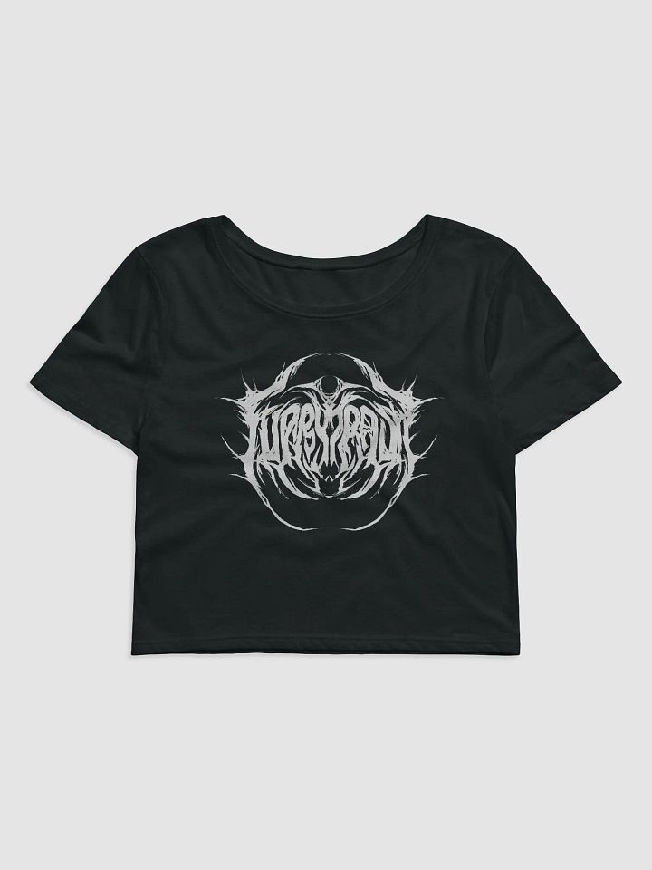 Furry Trash Metal Logo Crop Top product image (1)