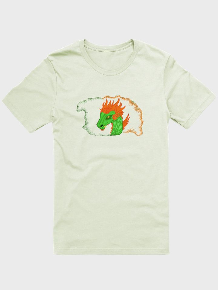 Fierce Dragon Head Illustration T-Shirt product image (1)