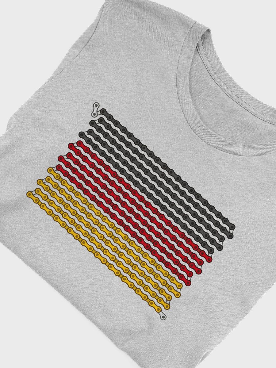 Germany Bike Chain Flag on Light Color Supersoft Tee product image (7)
