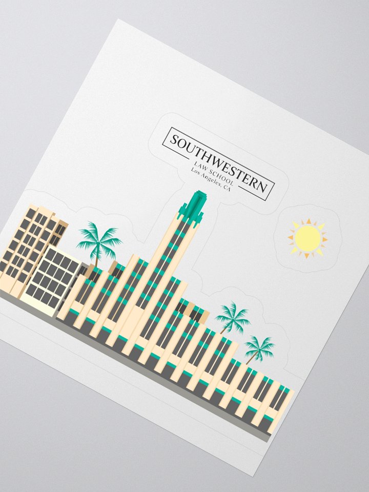 Southwestern Law School BW Building- Stickers product image (8)