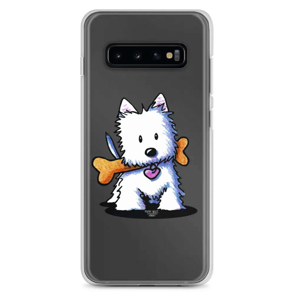 Westie With Bone Clear Samsung® Case product image (7)