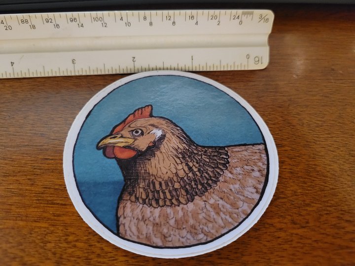 Blue Chicken Sticker product image (2)