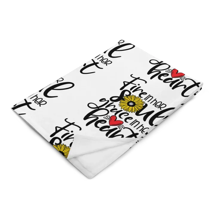 Fire In Her Soul Blanket product image (2)