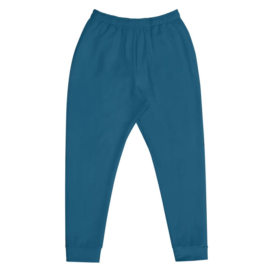 Plain Dark Blue True Summer Recycled Polyester Premium Men's Joggers by Treasure Pie product image (12)